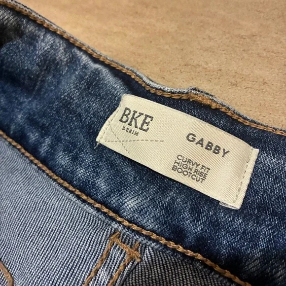 BKE Denim Women's Blue Jeans Gabby Curvy High Rise Bootcut Size  28x30 - Picture 5 of 9